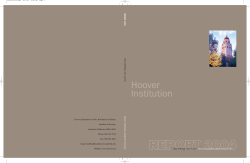 2004 Report PDF - Hoover Institution