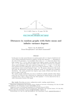 Distances in random graphs with finite mean and infinite