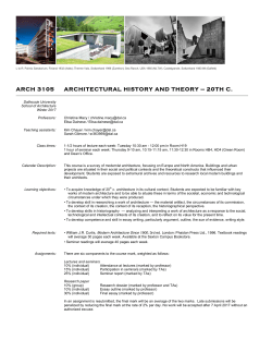 2017 ARCH 3105_Course outline
