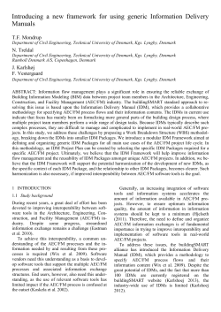 Introducing a new framework for using generic Information