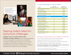 Brochure () - WUSTL Career Center