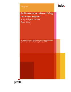 2013 Internet Advertising Revenue Full-Year Report