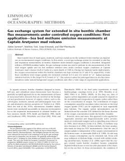 Gas exchange system - Aanderaa Data Instruments AS