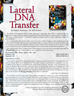 Lateral DNA Transfer