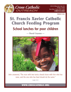 St. Francis Xavier Catholic Church Feeding Program