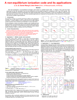 A non-equilibrium ionization code and its applications