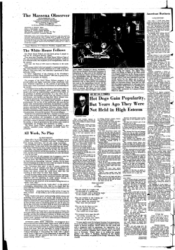 The Massena Observer Hot Dogs Gain But Years Ago They Were
