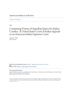 A United States Court of Indian Appeals or