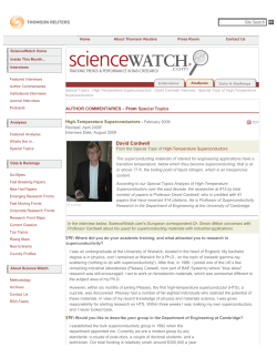 Special Topic of High-Temperature Superconductors