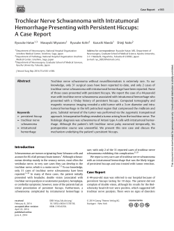 Trochlear Nerve Schwannoma with Intratumoral