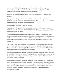 Please read our recommended language for your will.