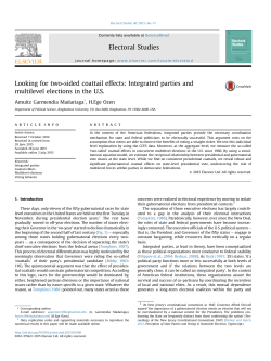 Looking for two-sided coattail effects: Integrated parties