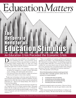 Education Matters (March 2009) - Association of American Educators