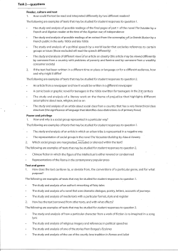 Task 2&mdash;questions