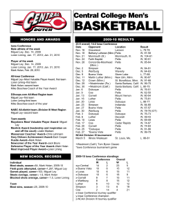 basketball - Central College