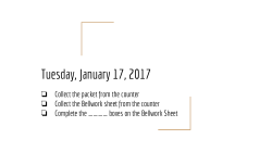 Literacy Google Slides for January 17