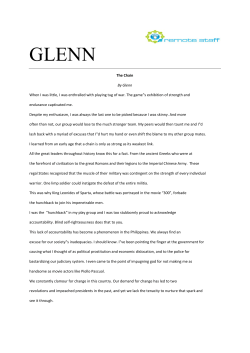 The Chain By Glenn When I was little, I was enthralled with playing