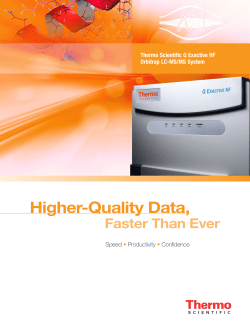 Q Exactive HF Orbitrap LC-MS/MS System - Higher