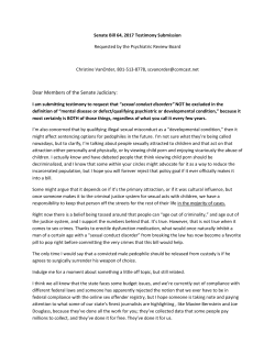 Dear Members of the Senate Judiciary: