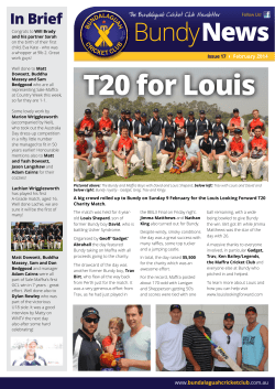 T20 for Louis - Bundalaguah Cricket Club