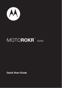 MOTOROKR EM30