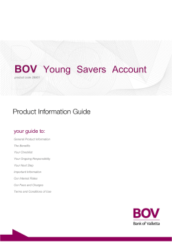 BOV Young Savers Account