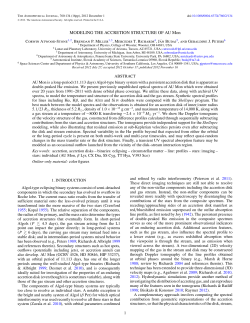 MODELING THE ACCRETION STRUCTURE OF AU Mon