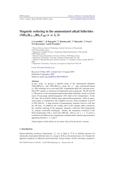 (NH3)K3-xRbxC60 (x = 2, 3)