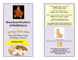 APRIL 4th, 2016 - bourdeau brothers of middlebury