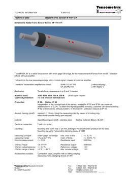 Data sheet M1191XY (Download)
