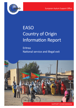 Eritrea. National service and illegal exit