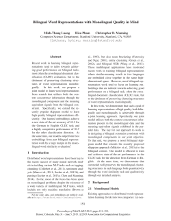 Bilingual Word Representations with Monolingual Quality in Mind