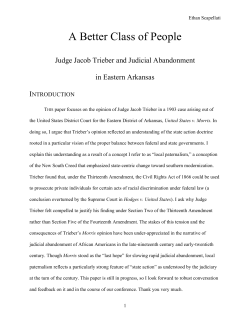 A Better Class of People - Seattle University School of Law