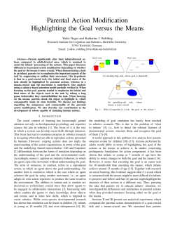 Parental Action Modification Highlighting the Goal versus the Means