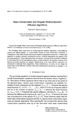 Mass Conservation and Singular