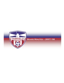 Board Minutes – 2007/08