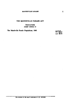 Mandeville Parade Act