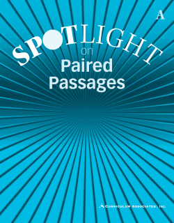 SPOTLIGHT on Paired Passages