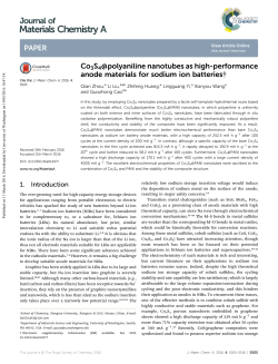 Co3S4@polyaniline nanotubes as high