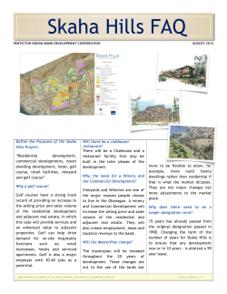 Skaha Hills FAQ - Penticton Indian Band Development Corporation