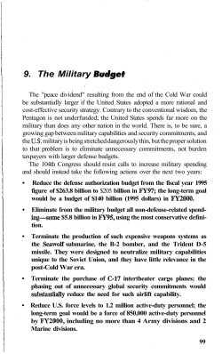 The Military Budget