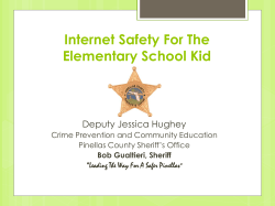Internet Safety For The Elementary School Kid