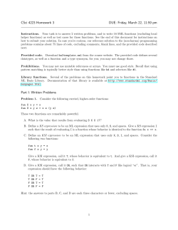 Homework 3 - Cornell Computer Science