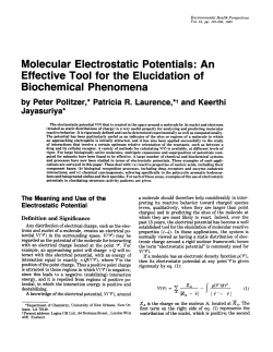 Molecular Electrostatic Potentials