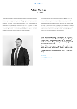 Adam McKay - Di Jones Real Estate