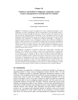 Chapter 10 - Australian Institute of Aboriginal and Torres Strait