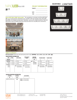 Spec Sheet - USAI Lighting