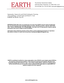 Superquakes, Supercycles and Global Earthquake Clustering