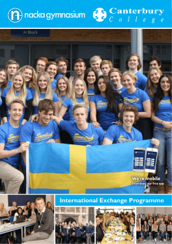 International Exchange Programme