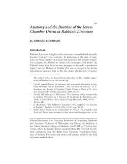 Anatomy and the Doctrine of the Seven-Chamber Uterus